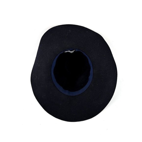 Madewell  x‎ Biltmore Montana Wool Felt Hat Boho Classic Wide Brim Fall Winter - Picture 6 of 8